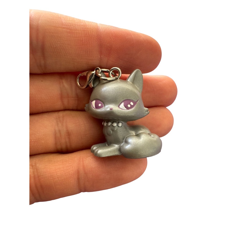 Vintage San-X Jewel Cat Zipper Pull Charm Collectible Figure S+G